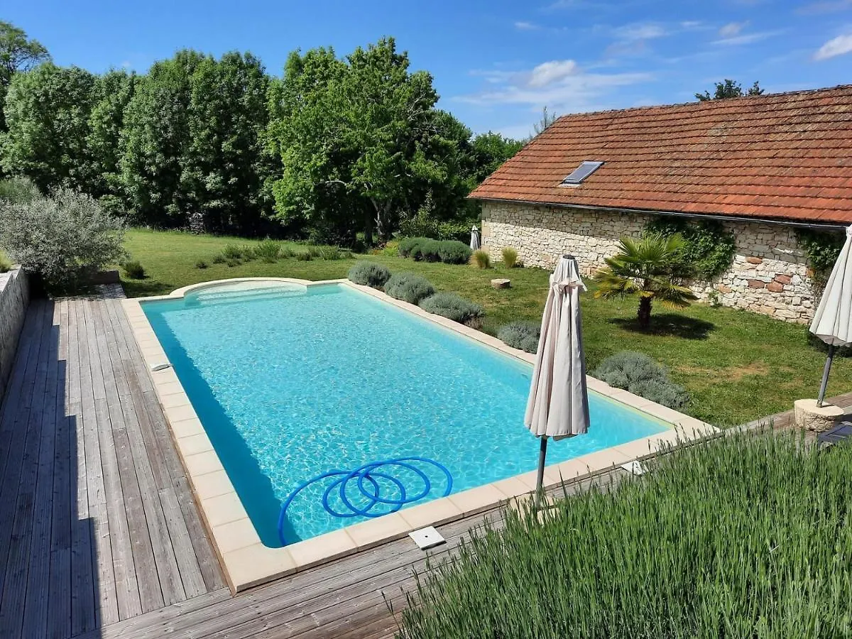 Holiday home Gite De L'Ane Papillon-3 Chb- Piscine-Jardin Saint-Cirq-Souillaguet France